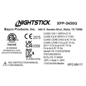 Nightstick IS Dual Function Headlamp 90L